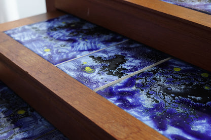 丹麥 星空 瓷磚 三連桌