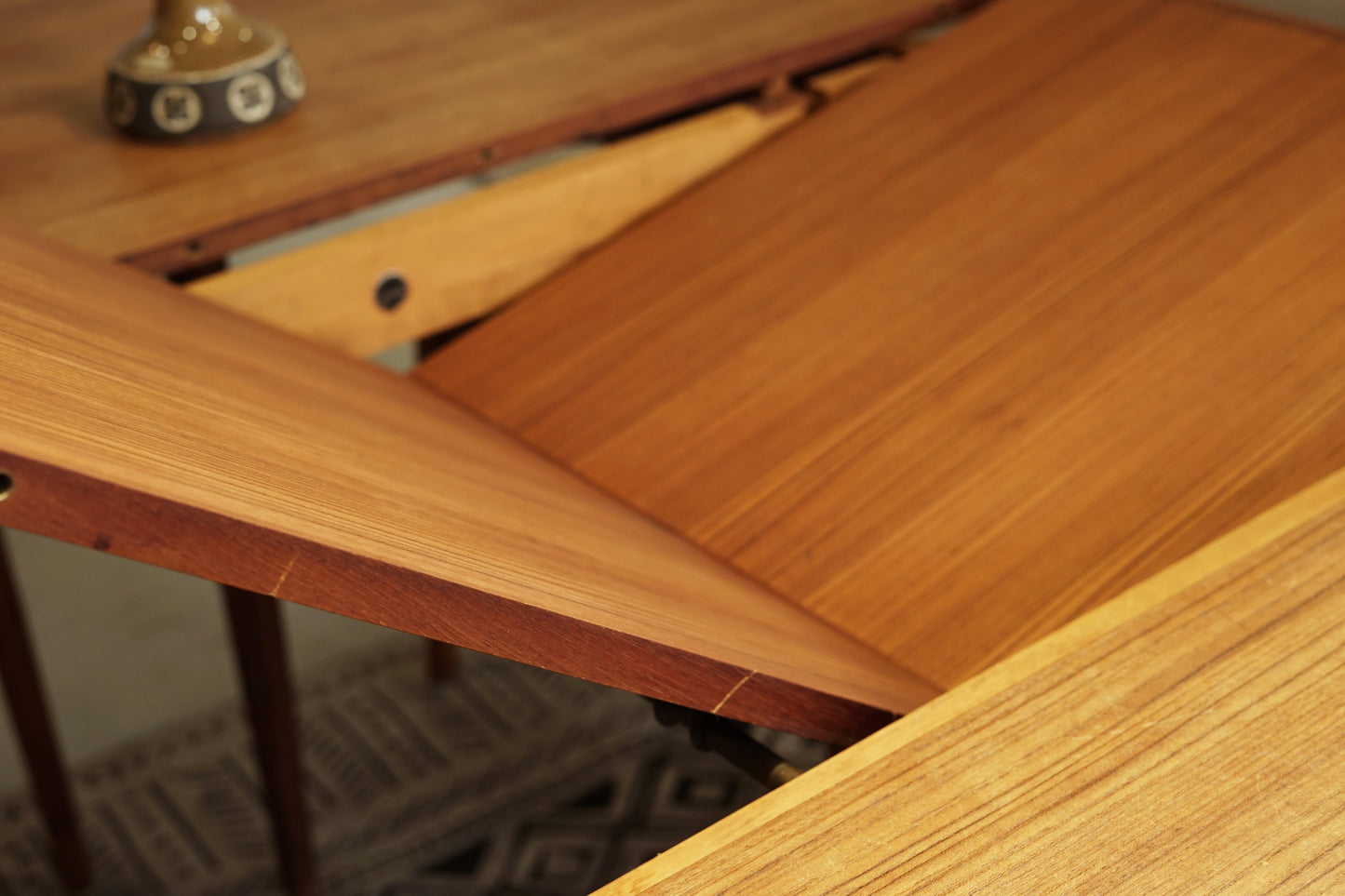 丹麥 Niels O. Møller Model 15 柚木 蝴蝶延伸餐桌