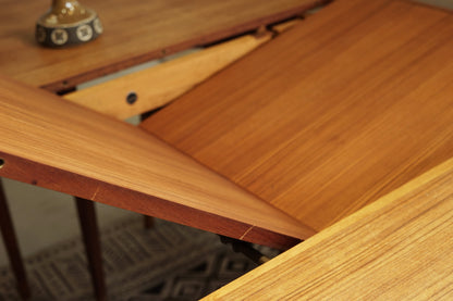 丹麥 Niels O. Møller Model 15 柚木 蝴蝶延伸餐桌