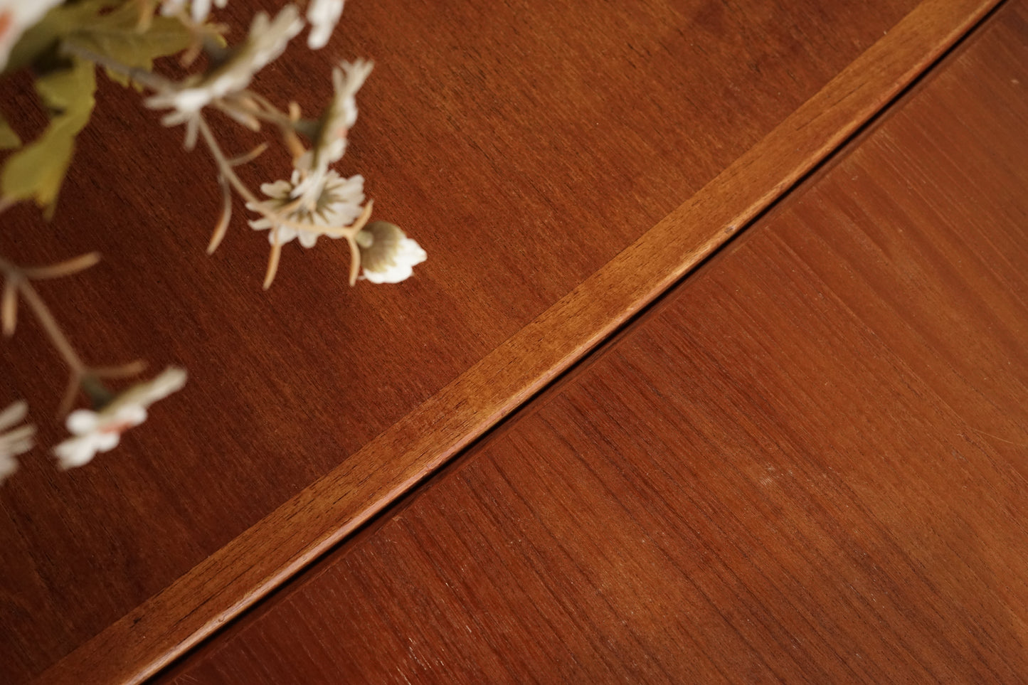 丹麥 柚木 雙向 延伸餐桌