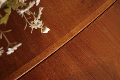 丹麥 柚木 雙向 延伸餐桌