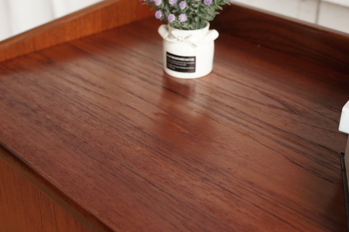 丹麥 柚木 上掀鏡 梳妝/收納櫃