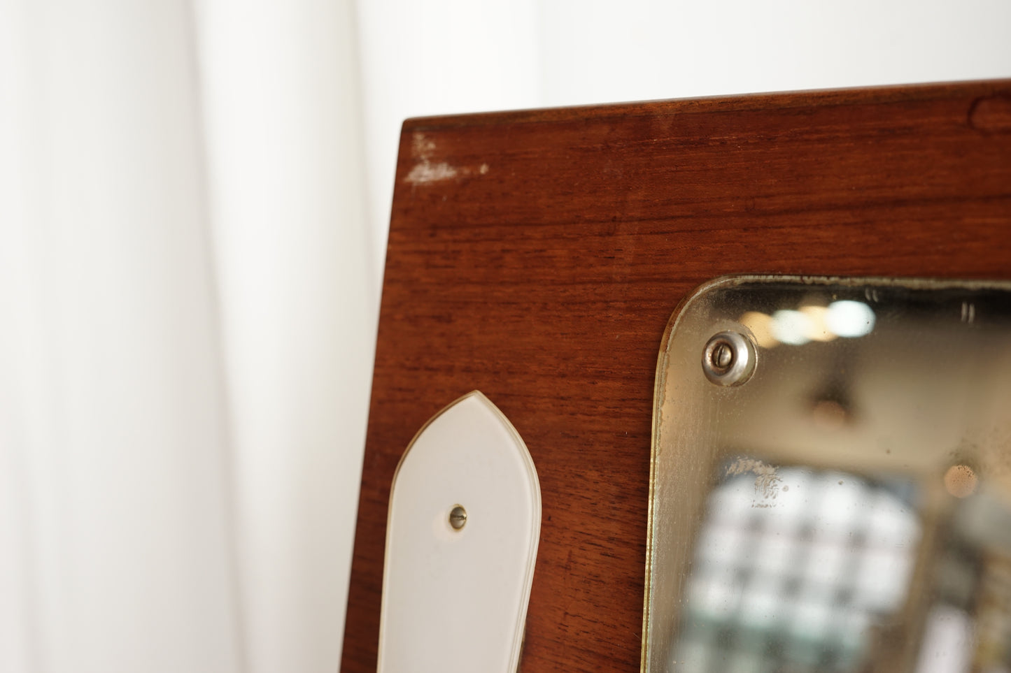 丹麥 柚木 上掀鏡 梳妝/收納櫃