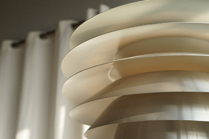 丹麥 Sven Middelboe  銀色七層吊燈