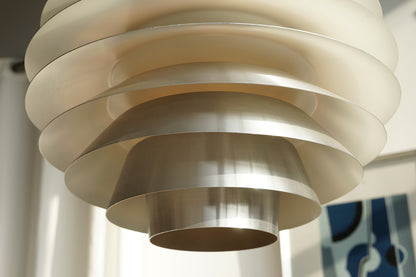 丹麥 Sven Middelboe  銀色七層吊燈