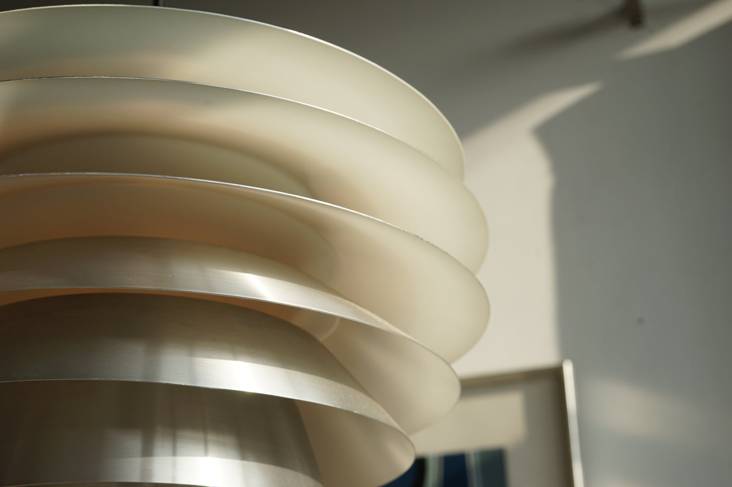 丹麥 Sven Middelboe  銀色七層吊燈