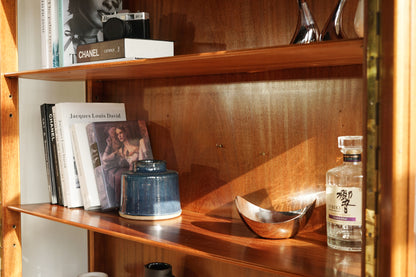 丹麥 桃花心木 雙門 玻璃 展示櫃