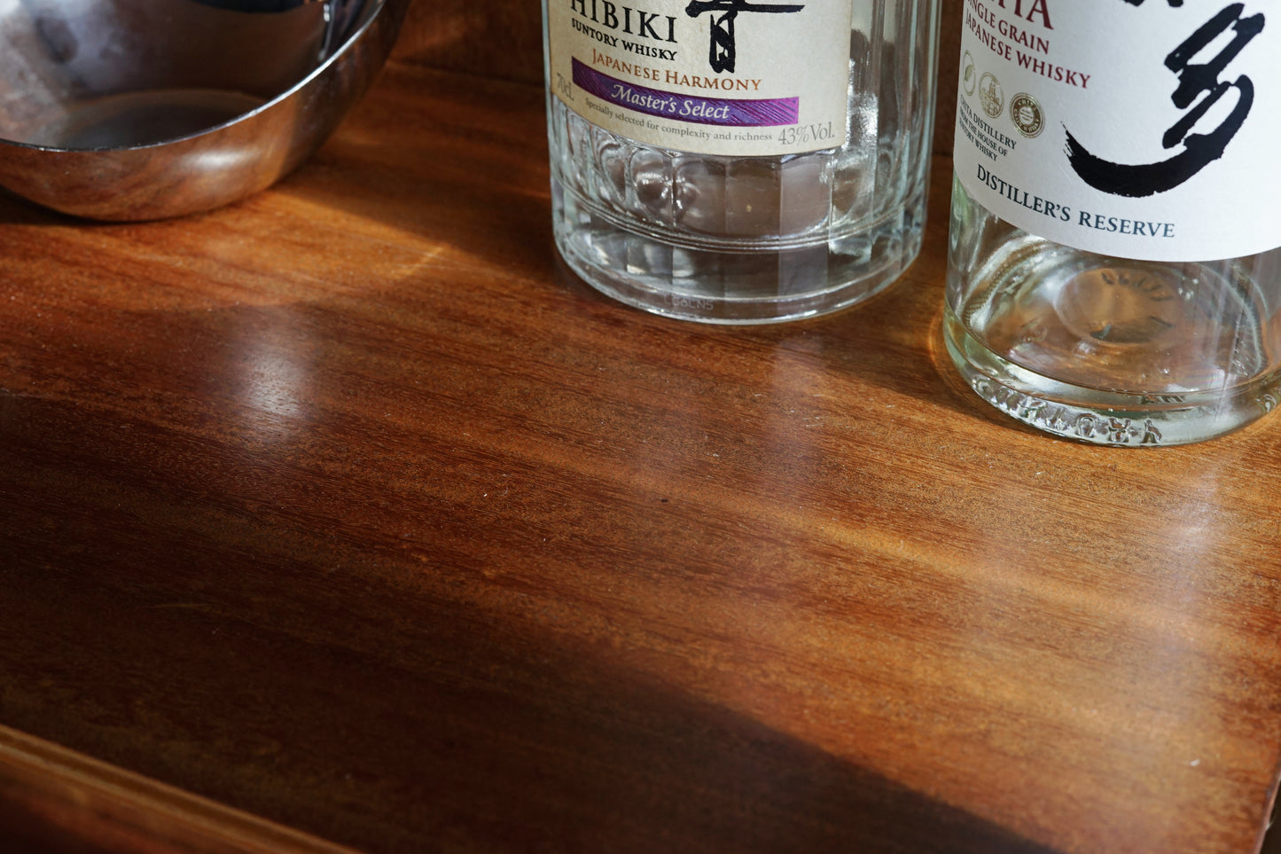 丹麥 桃花心木 雙門 玻璃 展示櫃