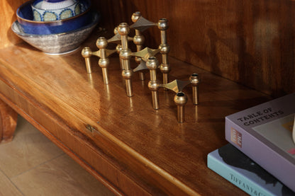 丹麥 桃花心木 雙門 玻璃 展示櫃