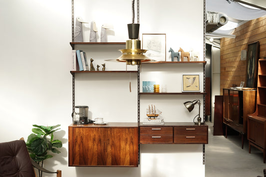 丹麥 FM 玫瑰木 壁掛系統櫃