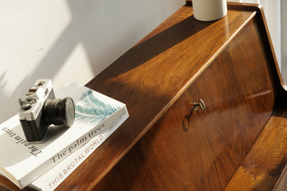 丹麥 桃花心木 掀門 書寫櫃