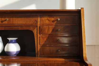 丹麥 桃花心木 掀門 書寫櫃