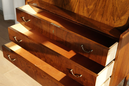 丹麥 桃花心木 掀門 書寫櫃