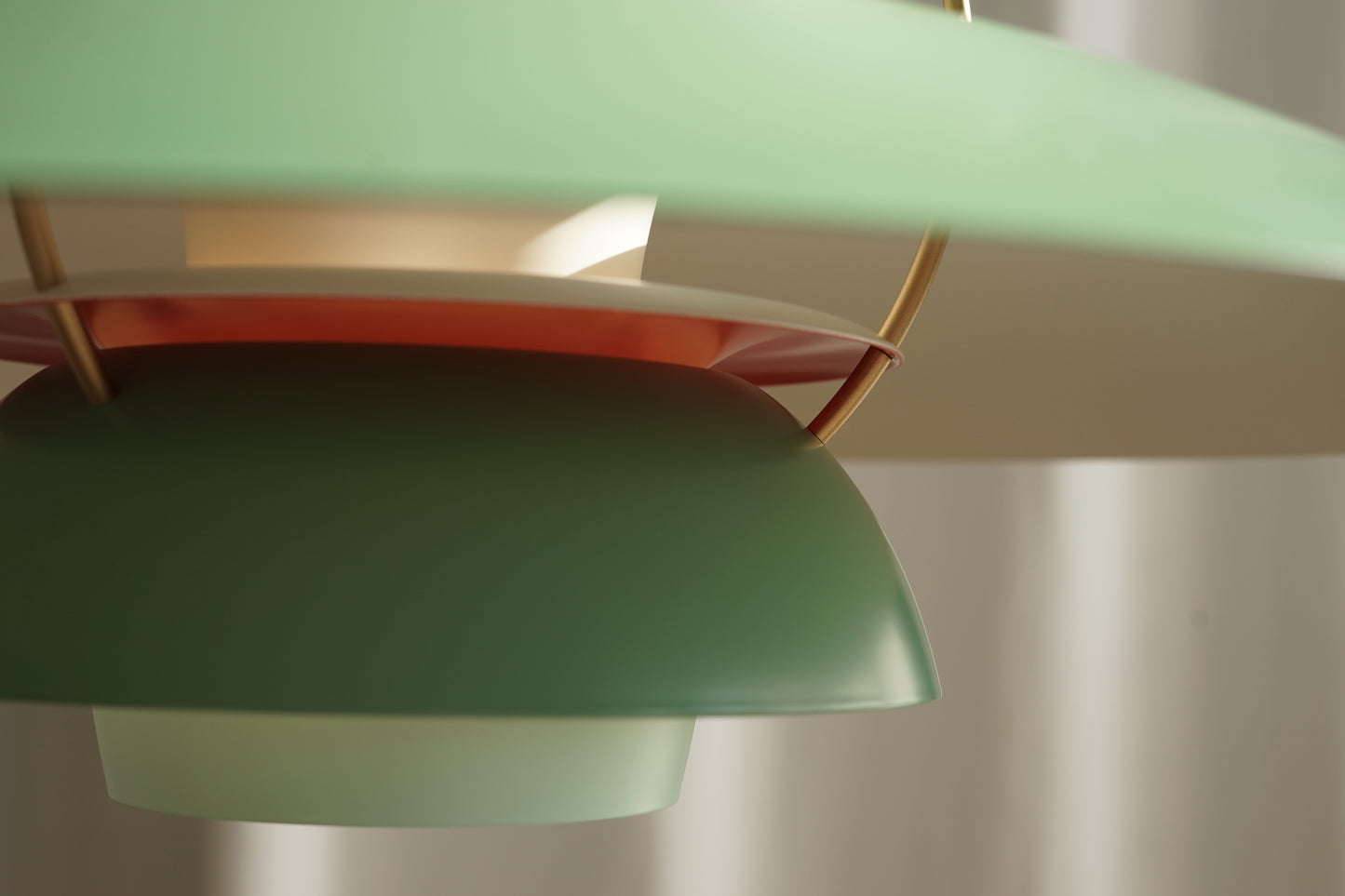 Louis Poulsen PH5 吊燈 綠色款