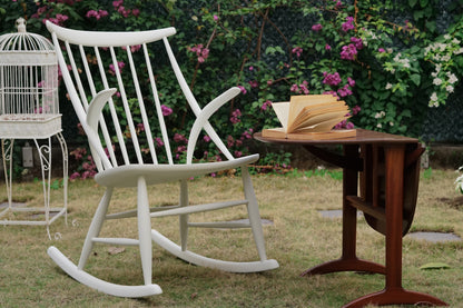 Illum Wikkelsø NR3 純白 扶手 搖椅