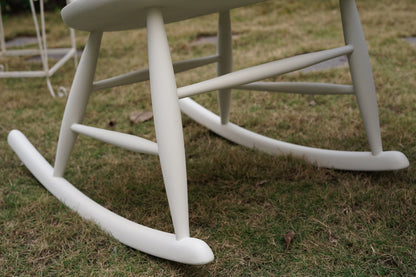 Illum Wikkelsø NR3 純白 扶手 搖椅