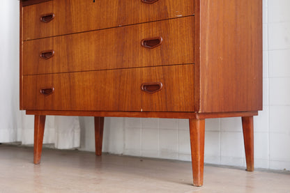 丹麥 Egon Ostergaard  柚木 半圓 寫字櫃