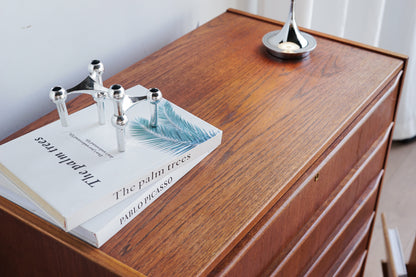 丹麥 柚木 經典 六抽 高斗櫃