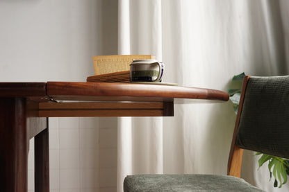 丹麥 玫瑰木 折葉 延伸餐桌