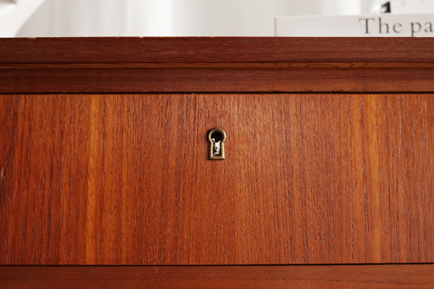 丹麥 柚木 中型 六抽屜 高櫃