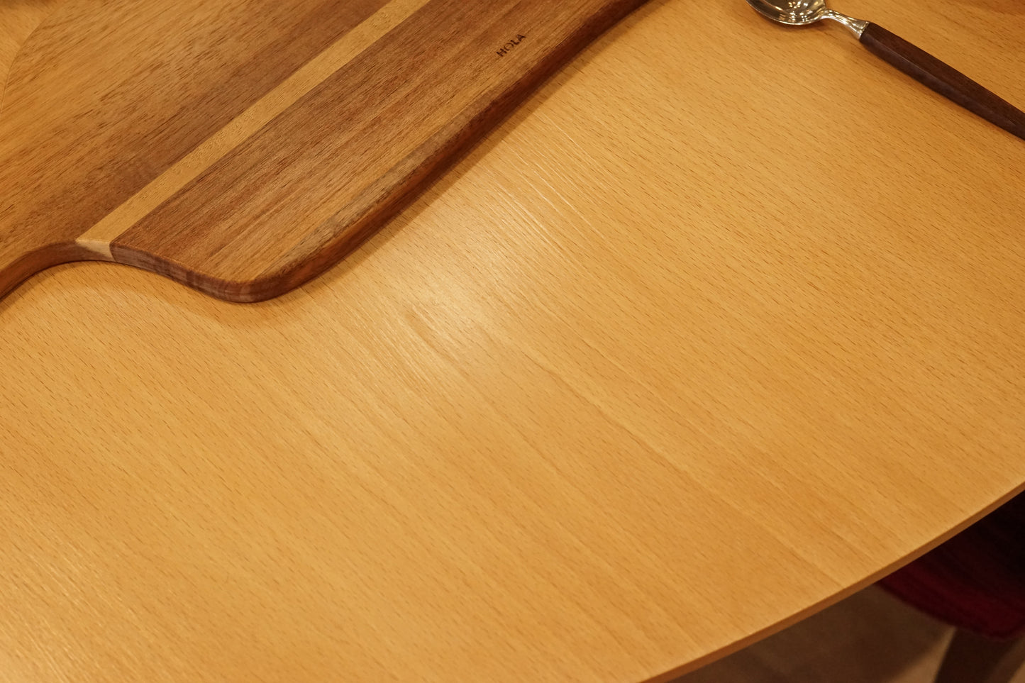 丹麥 Fritz Hansen 櫸木 超橢圓形 延伸 餐桌