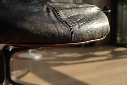 Falcon chair 獵鷹 黑色 皮革 休閒椅