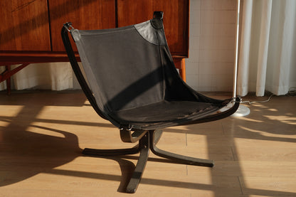 Falcon chair 獵鷹 黑色 皮革 休閒椅