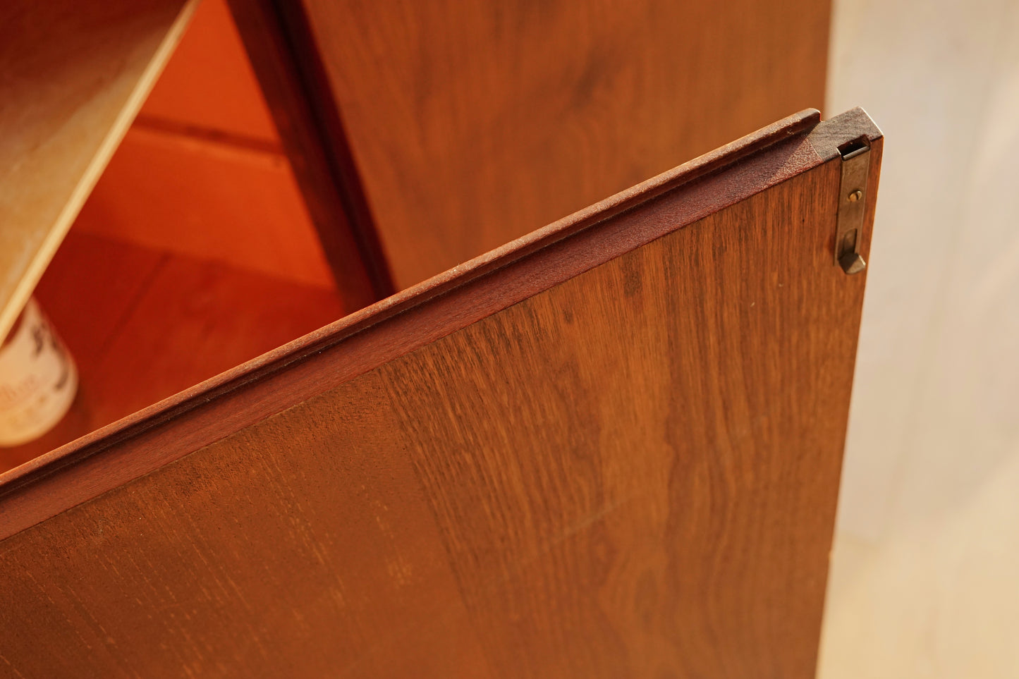 丹麥 柚木 三門 高腳 收納櫃 餐邊櫃