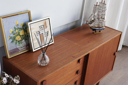 Domino Møbler 柚木 方形把手 收納櫃