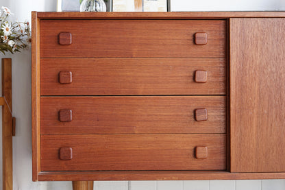 Domino Møbler 柚木 方形把手 收納櫃