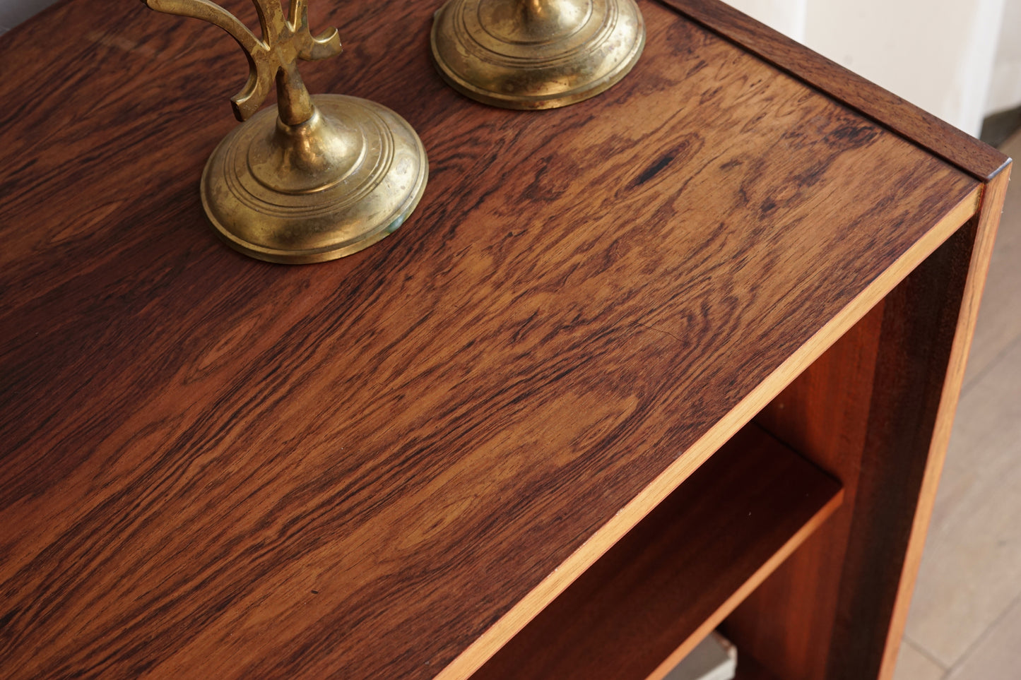 丹麥 玫瑰木 古典 雙滑門 矮櫃