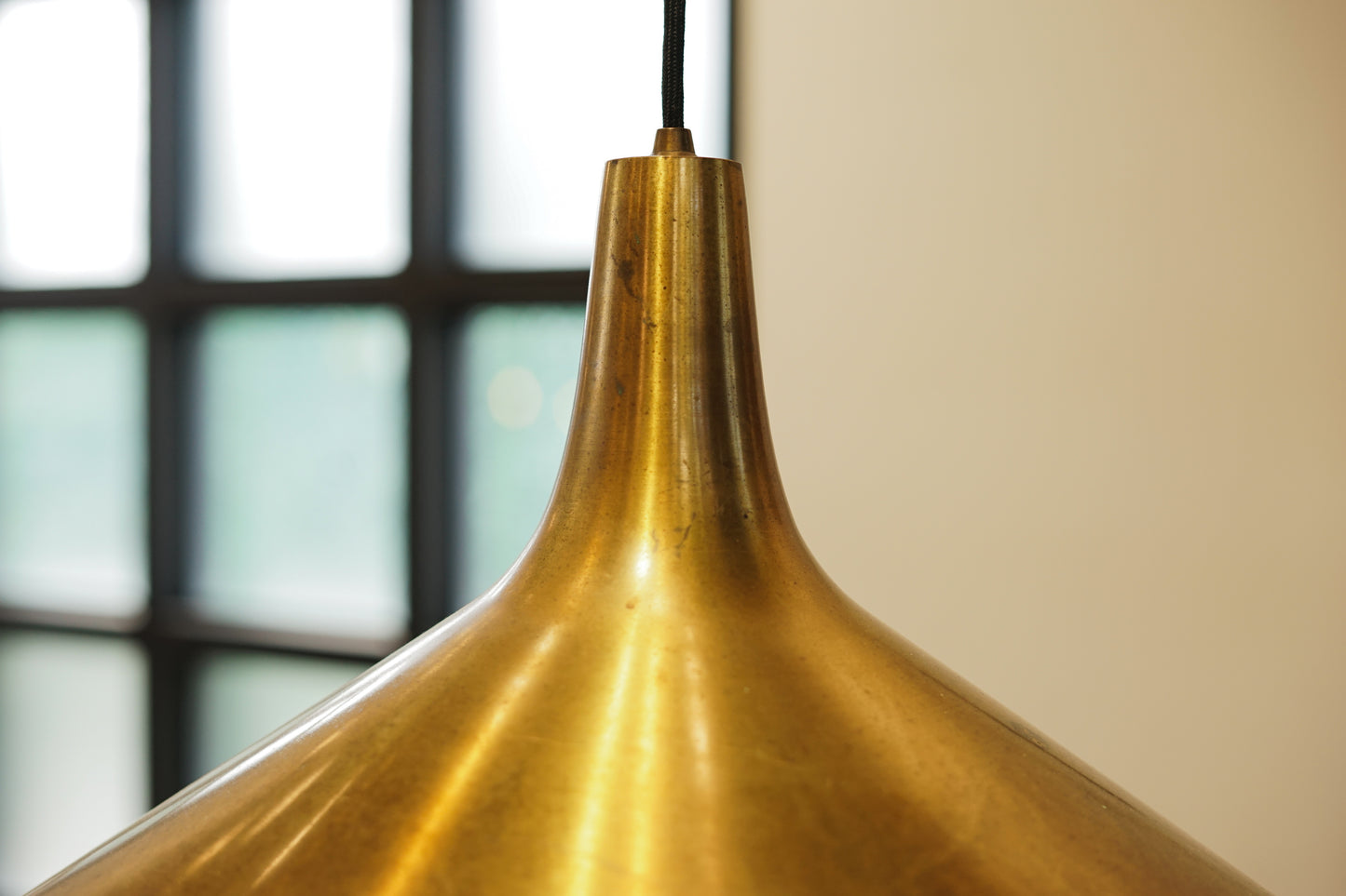 丹麥 T.H. Valentiner「Fusijama」黃銅 吊燈