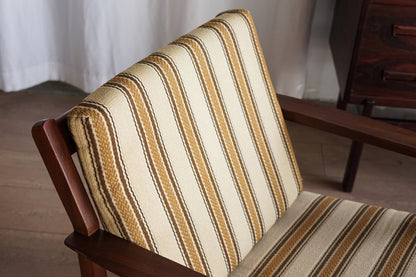 丹麥 柚木 寬條背 經典搖椅 OLDANMARK