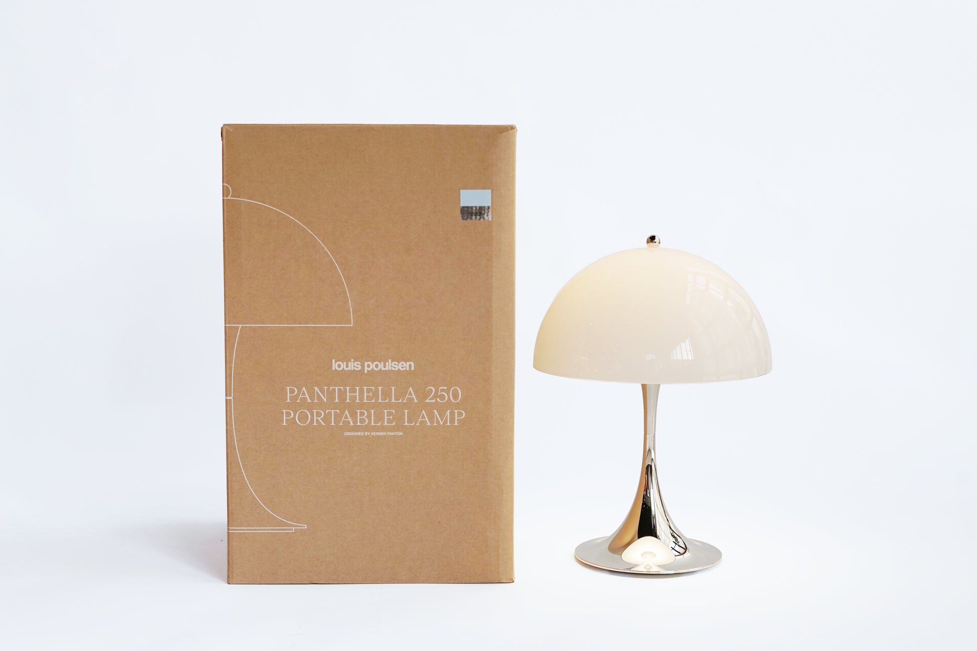 Louis Poulsen Panthella 250 Portable (經典乳白 / 靜謐灰藍) OLDANMARK