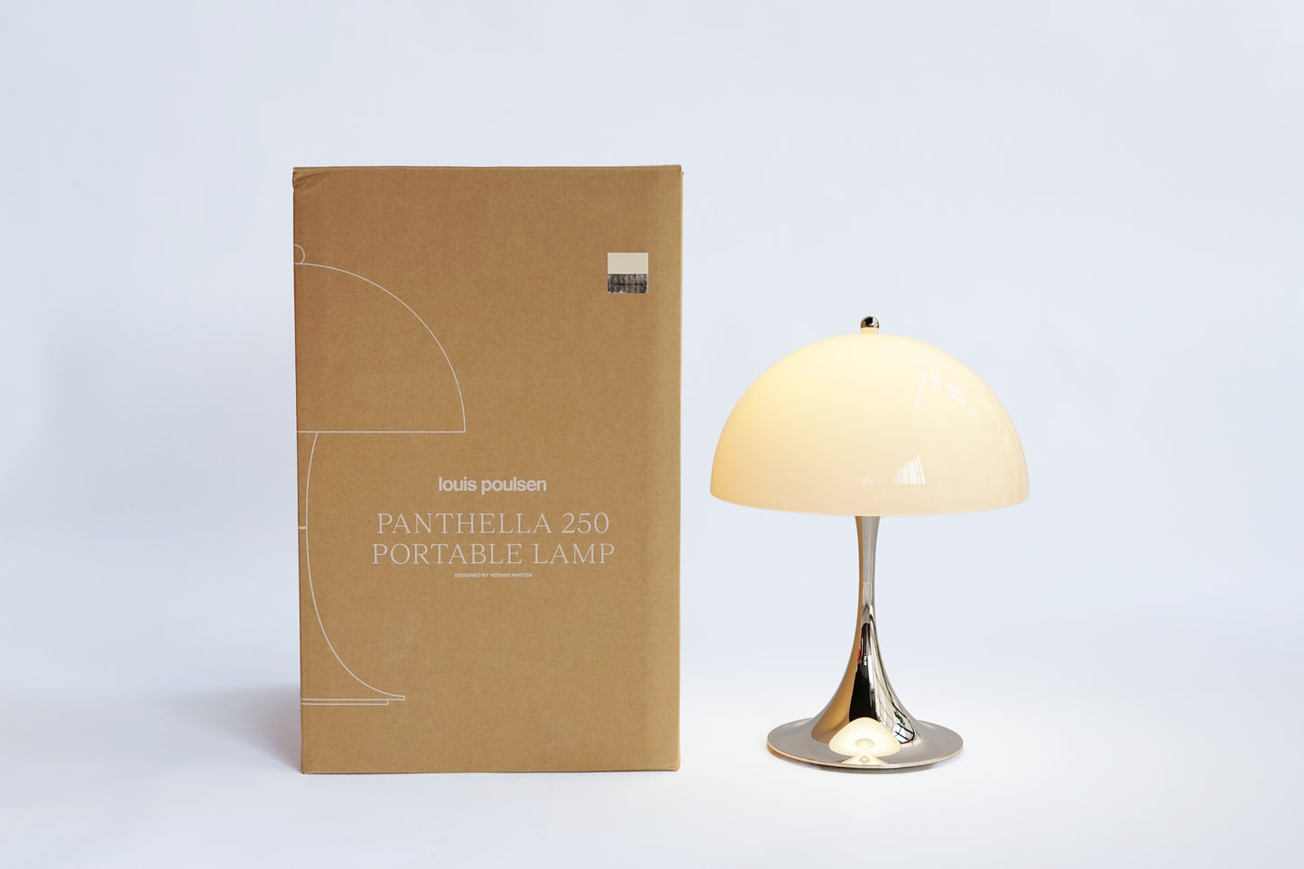 Louis Poulsen Panthella 250 Portable (經典乳白 / 靜謐灰藍) OLDANMARK