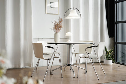 丹麥 Fritz Hansen｜VicoDuo 圓餐桌扶手椅組 OLDANMARK
