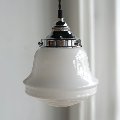 Schoolhouse Glass Pendant Light