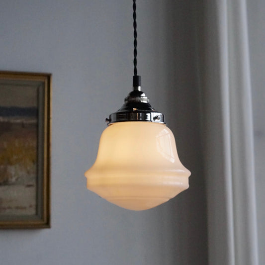Schoolhouse Glass Pendant Light