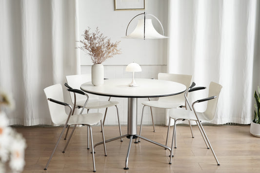 丹麥 Fritz Hansen｜VicoDuo 圓餐桌扶手椅組 OLDANMARK
