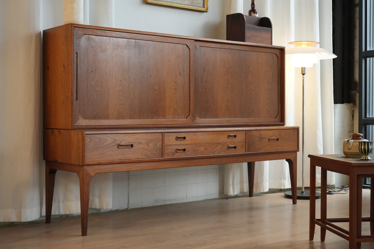 丹麥 Kai Kristiansen Model 54 玫瑰木大型邊櫃 OLDANMARK