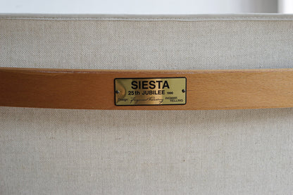 Siesta 黑色皮革 高背扶手休閒椅-4