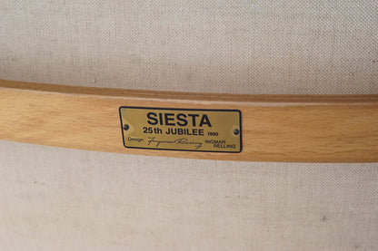 Siesta 黑色皮革 高背扶手休閒椅-3