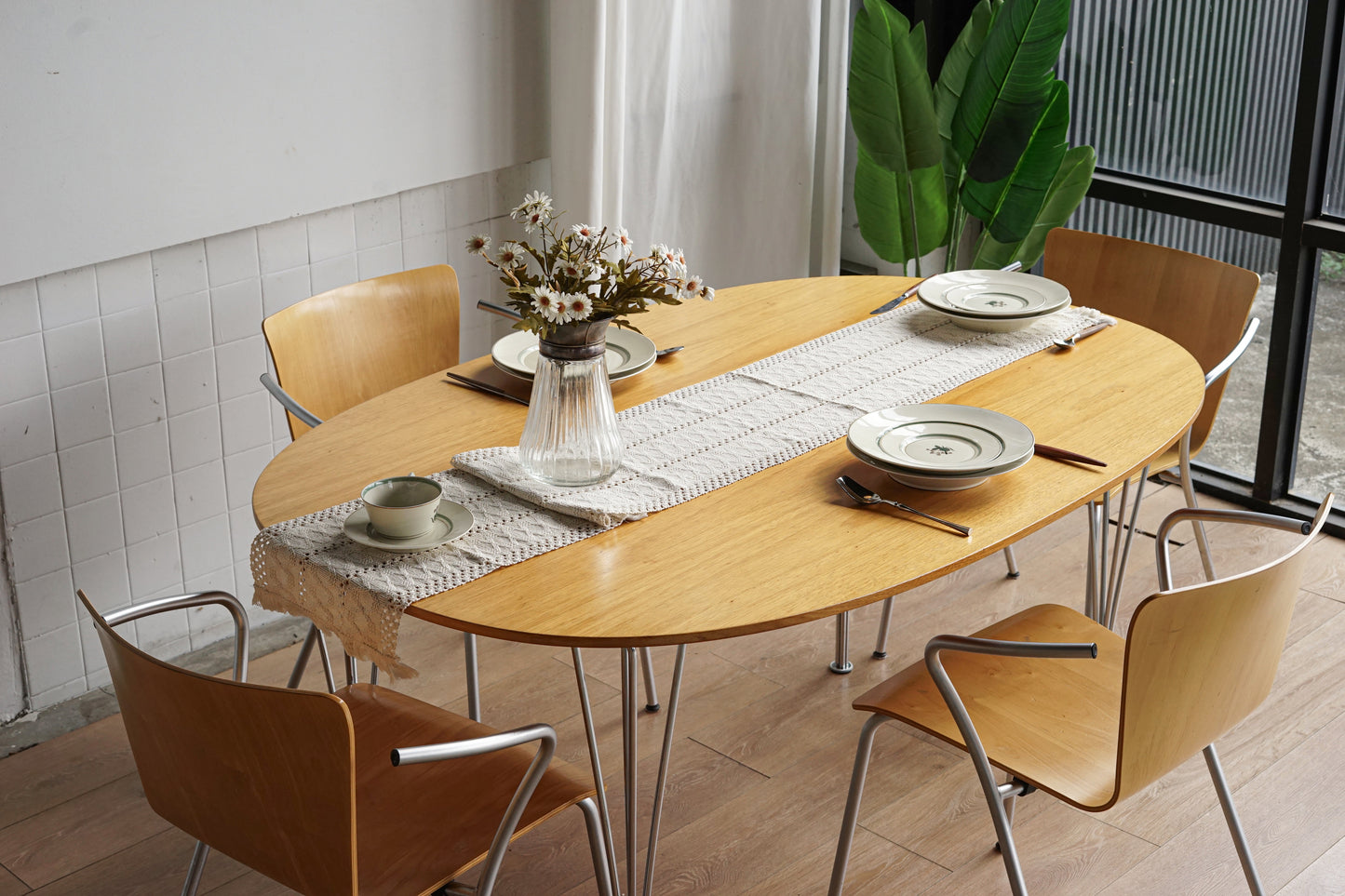 Arne Jacobsen 丹麥 fritz hansen 書桌/餐桌