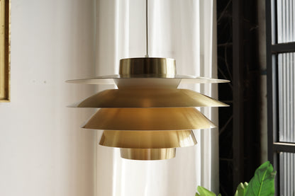 Svend Middelboe 丹麥 LYFA Verona 黃銅吊燈