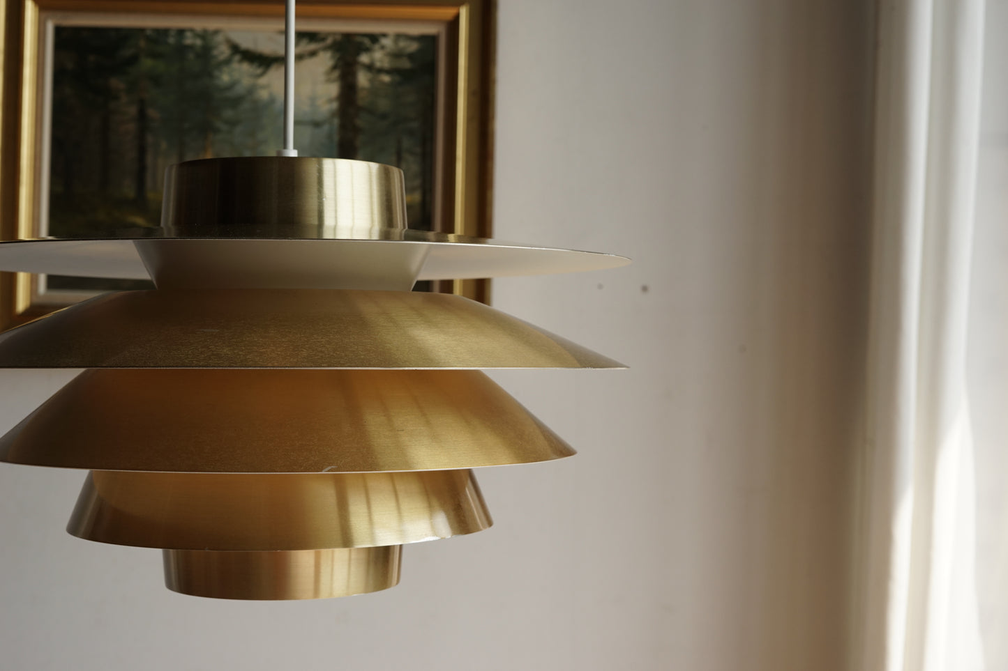 Svend Middelboe 丹麥 LYFA Verona 黃銅吊燈