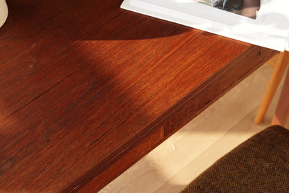 丹麥 柚木 旋轉 延伸桌