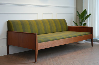 丹麥 柚木 靜謐 綠紋 三人沙發 OLDANMARK