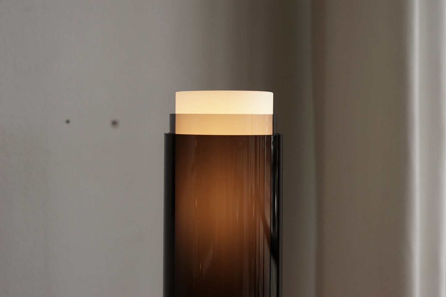 丹麥 Penlau Lamper 雙層圓筒 咖啡色 桌燈