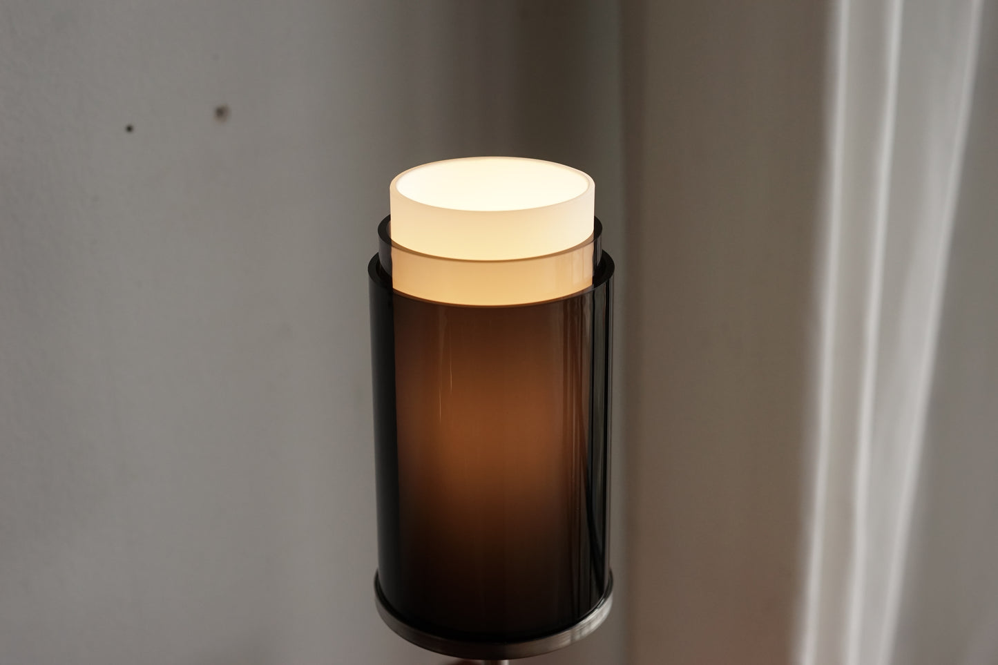 丹麥 Penlau Lamper 雙層圓筒 咖啡色 桌燈