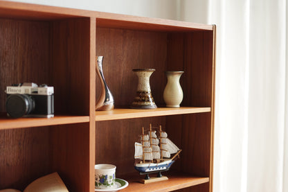 丹麥 柚木 方格 收納 邊櫃/書櫃